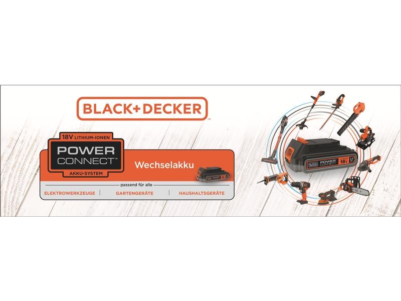 BLACK+DECKER Akku-Bohrschrauber ASD18K Autosense