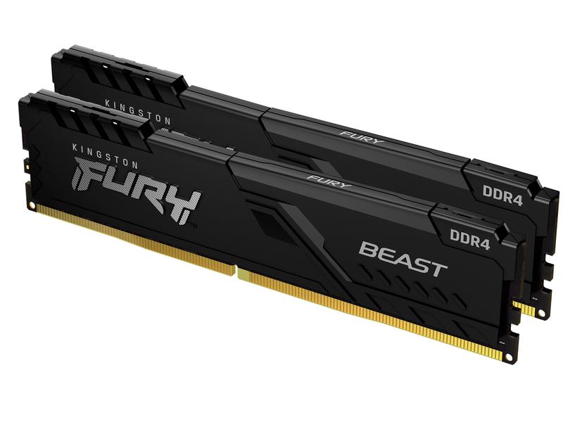 Kingston Fury Beast, DDR4, 32GB (2x 16GB), 3600MHz - schwarz