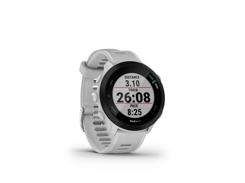 GARMIN Montre de sport Forerunner 55 Blanc/Noir