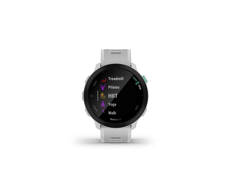 GARMIN Montre de sport Forerunner 55 Blanc/Noir