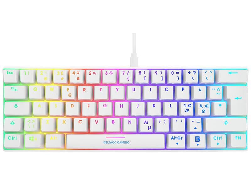 DELTACO Clavier de gaming GAM-075-W