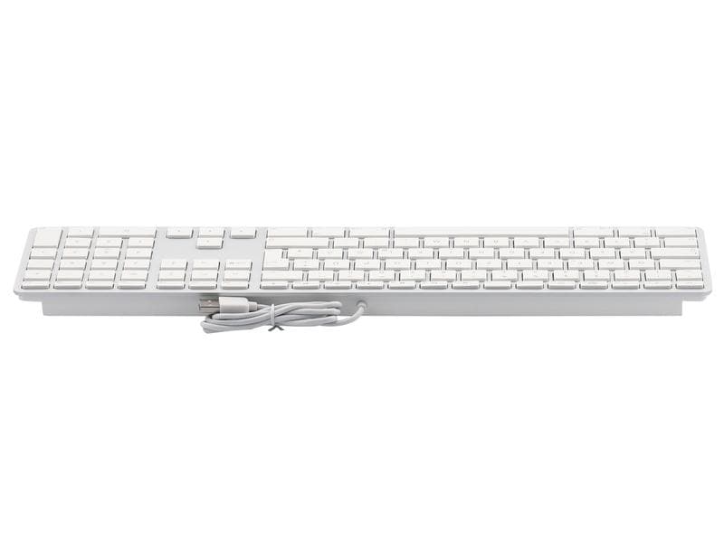 LMP Clavier KB-1243 Blanc, disposition DE avec clavier numérique