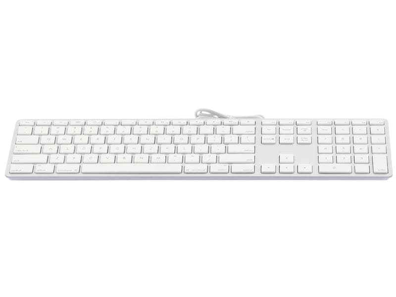 LMP Clavier KB-1243 Blanc, disposition américaine avec clavier numérique