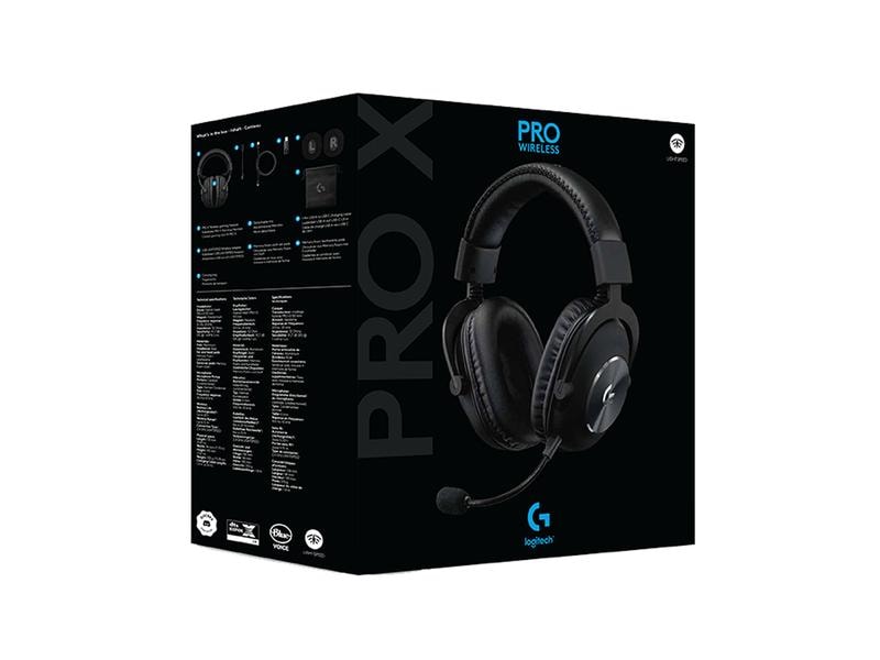 Logitech Headset G Pro X Wireless Lightspeed Gaming Schwarz