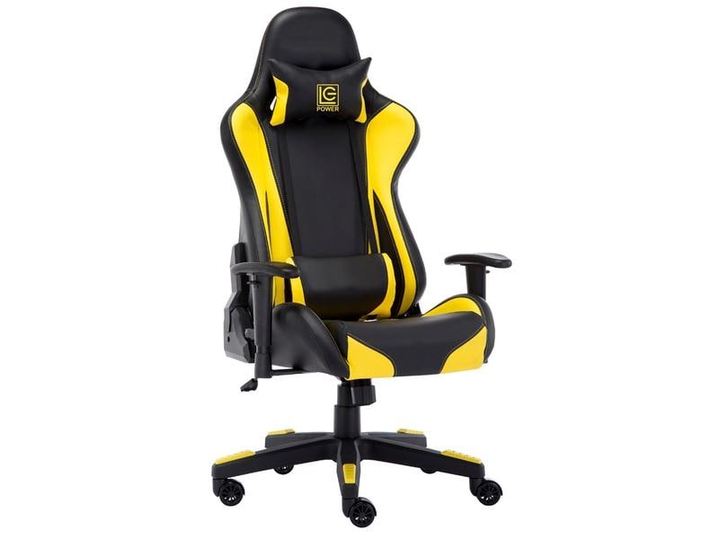 LC-Power Chaise de gaming LC-GC-600BY Jaune/Noir