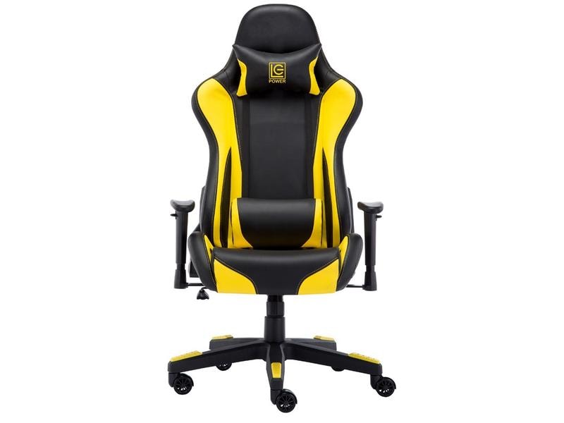 LC-Power Chaise de gaming LC-GC-600BY Jaune/Noir