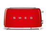 SMEG Grille-pain 50's Style TSF02RDEU Rouge