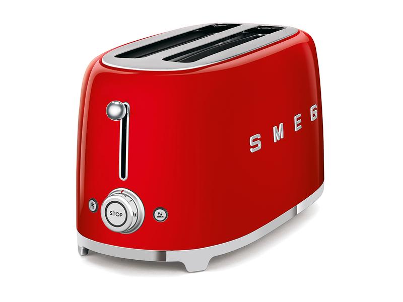 SMEG Grille-pain 50's Style TSF02RDEU Rouge