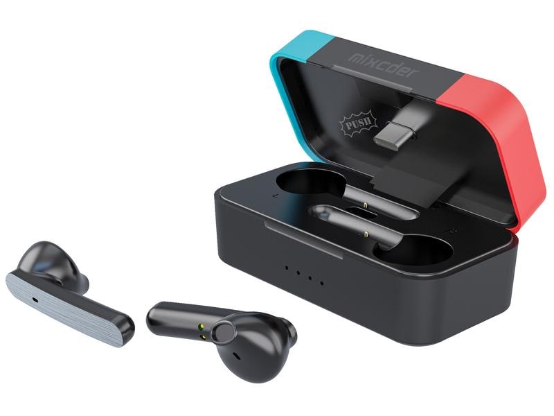 FTM Écouteurs True Wireless In-Ear Gaming Stereo G1 Bleu/Rouge