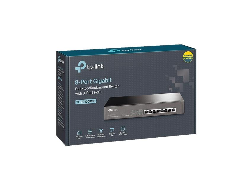 TP-Link PoE+ Switch TL-SG1008MP V2 8 Port