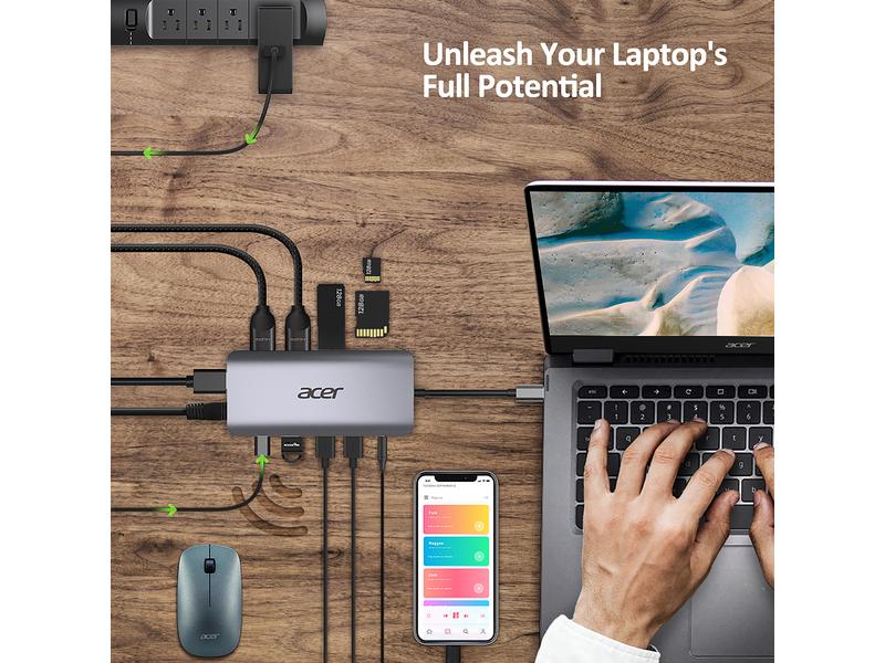 Acer Dockingstation USB-C 12-in-1 Dongle Mini