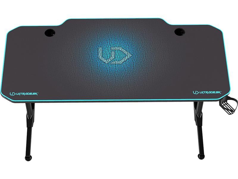 Ultradesk Table de jeu Frag Bleu