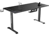 Ultradesk Table de jeu Momentum Noir