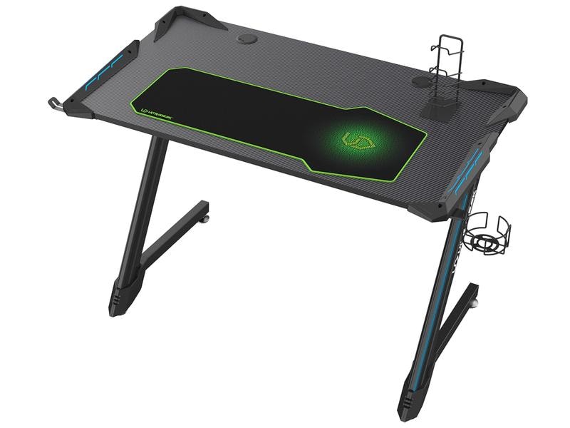 Ultradesk Table de jeu Space V2 Noir