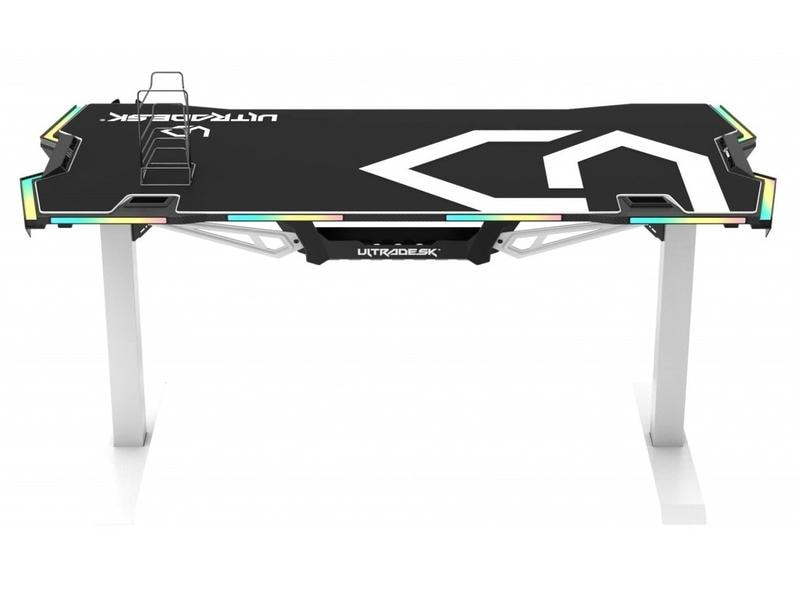 Ultradesk Table de jeu Force Blanc