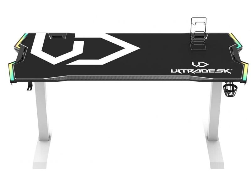 Ultradesk Table de jeu Force Blanc