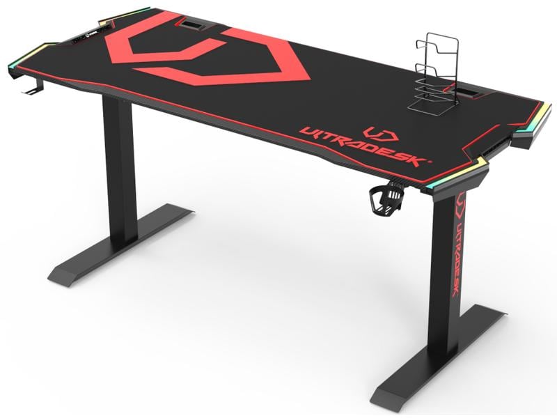 Ultradesk Table de jeu Force Rouge