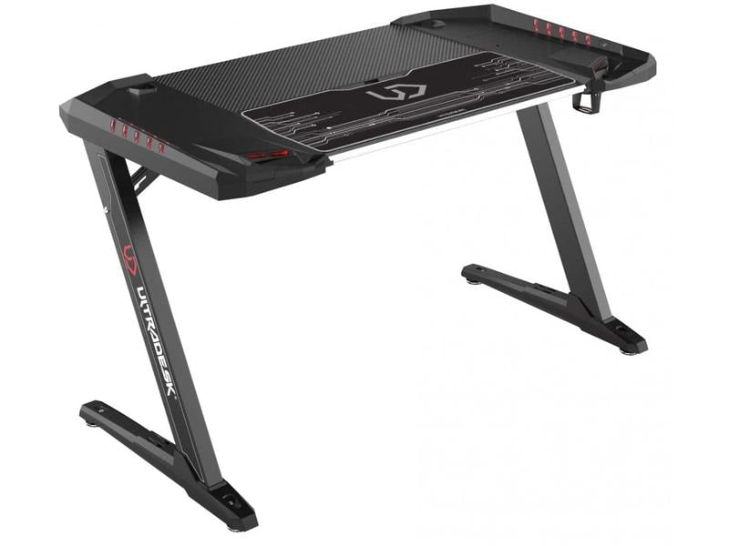 Ultradesk Table de jeu Rocket Noir