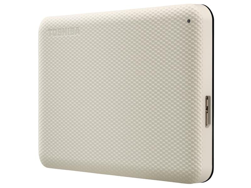 Toshiba Disque dur externe Canvio Advance 4 TB, Blanc