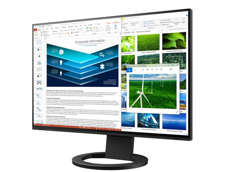 EIZO Monitor EV2485 Swiss Edition Schwarz