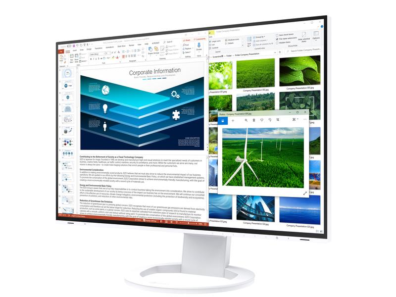 EIZO Moniteur EV2485 Swiss Edition Blanc