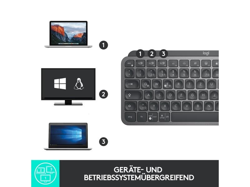 Logitech MX Keys Mini - schwarz - Schweiz