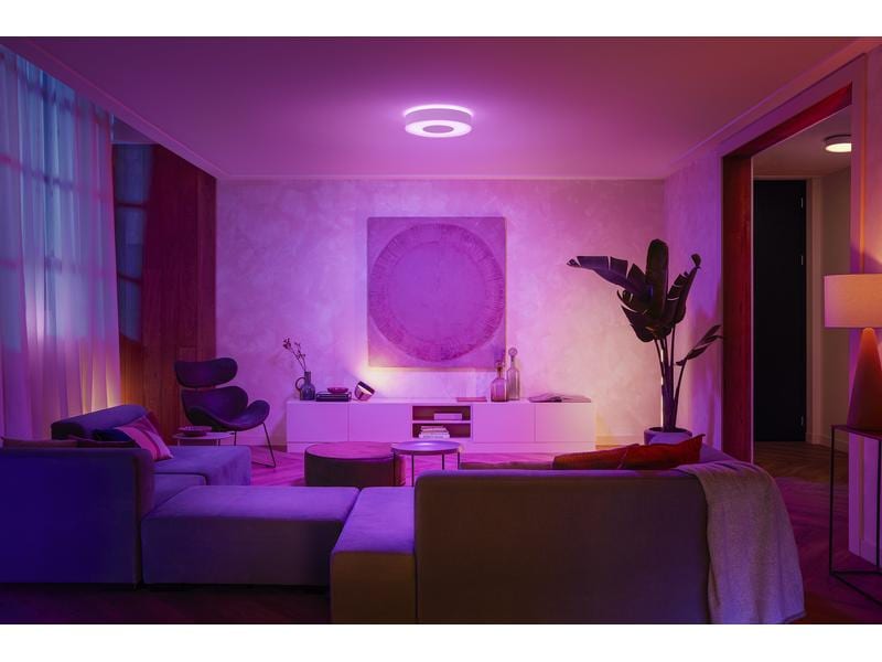 Philips Hue White & Col. Amb. Infuse Plafonnier M blanc