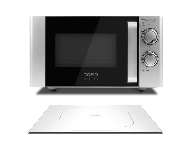 Caso Four à micro-ondes MG 20 Ecostyle Ceramic Noir/Argenté