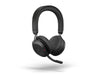 Jabra Casque Evolve2 75 Duo MS Noir, USB-C, avec station de chargement