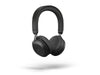 Jabra Casque Evolve2 75 Duo MS Noir, USB-A, avec station de chargement