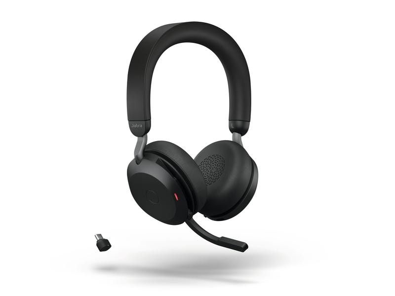 Jabra Headset Evolve2 75 Duo UC USB-C, Schwarz