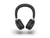 Jabra Headset Evolve2 75 Duo UC Schwarz, USB-C, inkl. Ladestation