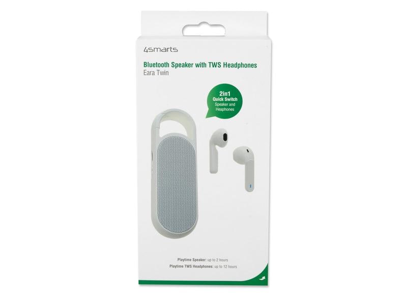 4smarts Écouteurs True Wireless In-Ear Eara Twin Blanc