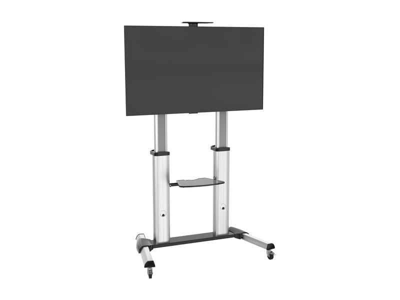 PureMounts Trolley TV PDS-0011C Noir/Argenté