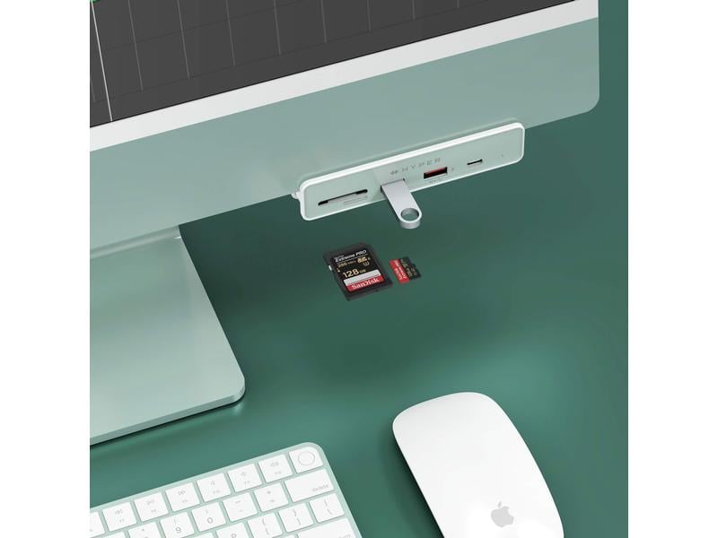 HYPER Dockingstation 6-in-1 USB-C Hub für iMac 24"