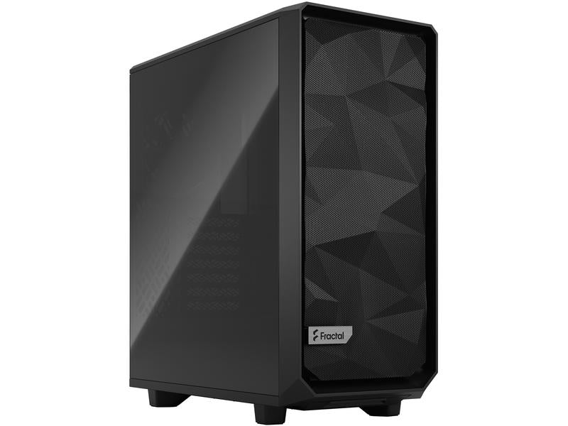 Fractal Design Boîtier d’ordinateur Meshify 2 Compact TG Dark Noir