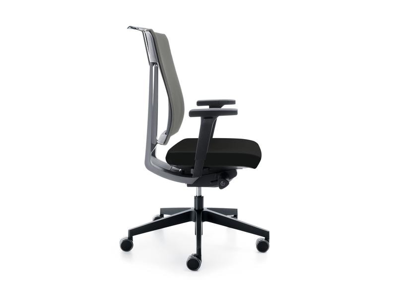 Profim Chaise de bureau Xenon Net 100S avec dossier en maille Gris foncé