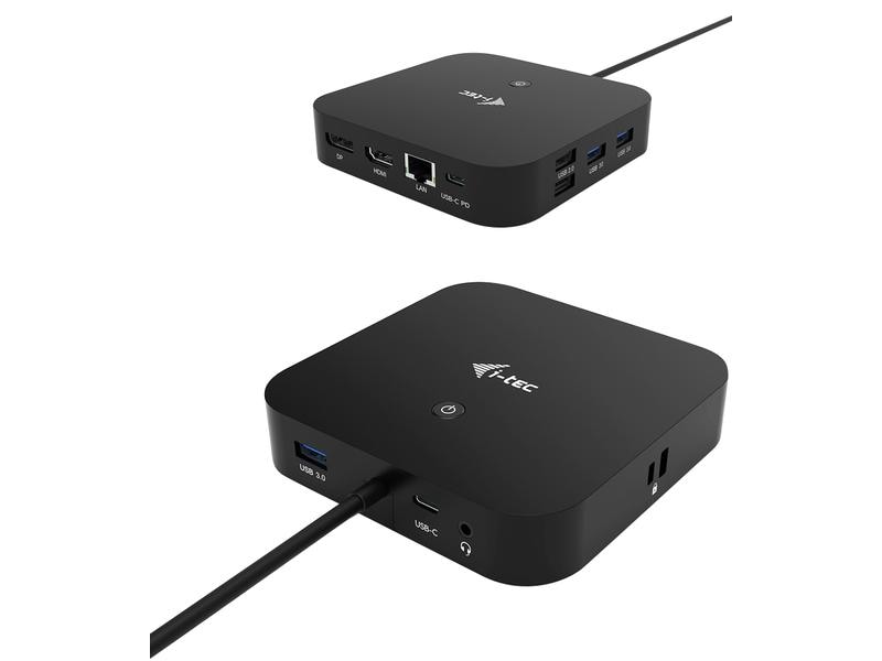 i-tec Station d'accueil USB-C HDMI DP Dual PD 100W