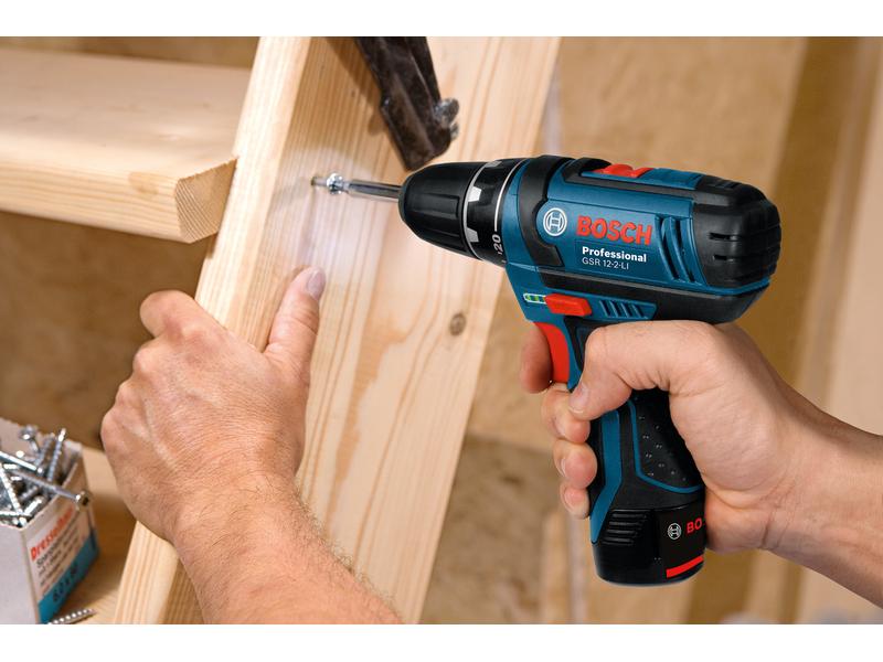 Bosch Professional Perceuse-visseuse sans fil GSR 12 V-15 + L-Boxx Clic&go Solo