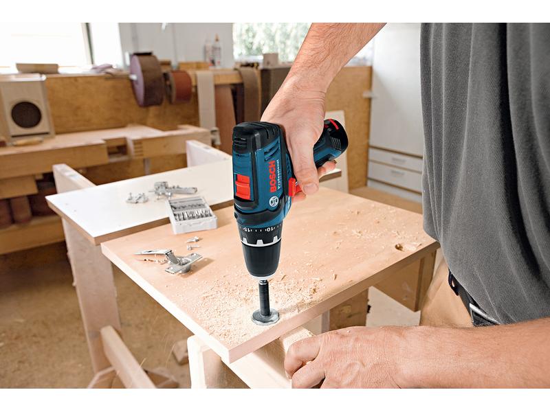 Bosch Professional Perceuse-visseuse sans fil GSR 12 V-15 + L-Boxx Clic&go Solo