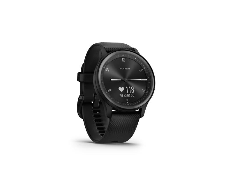 GARMIN Sportuhr Vivomove Sport Schwarz/Grau