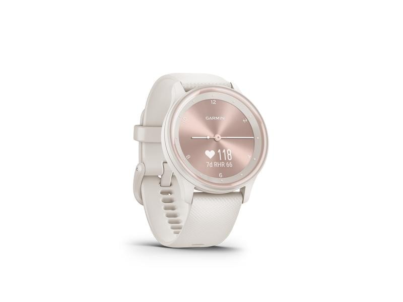 GARMIN Sportuhr Vivomove Sport Weiss/Gold