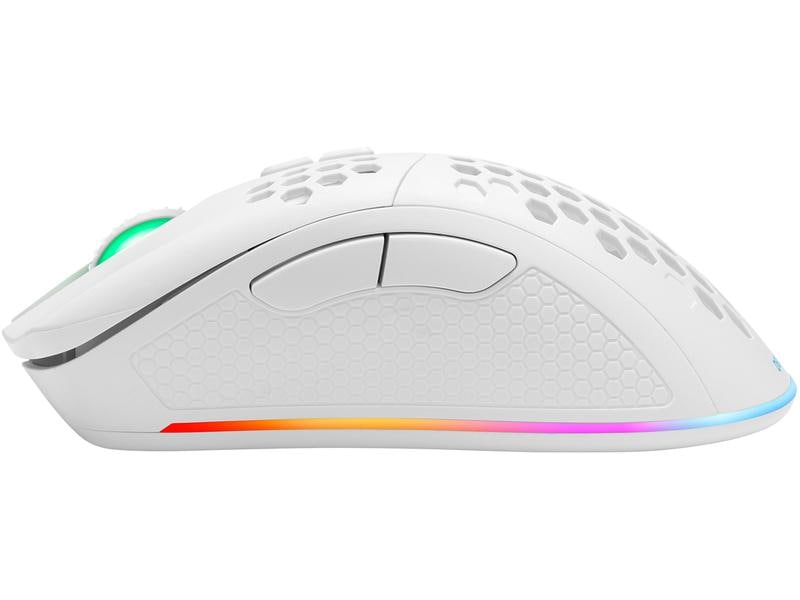 DELTACO Gaming-Maus WM80 RGB Weiss