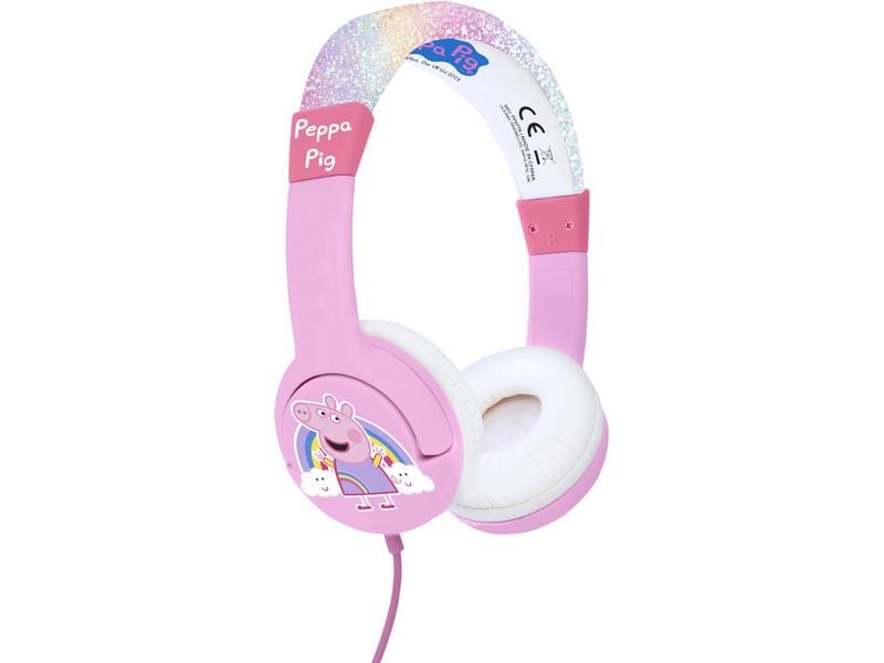 OTL On-Ear-Kopfhörer Peppa Glitter Rainbow Rosa