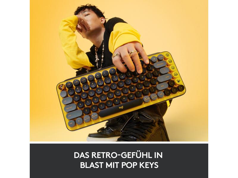 Logitech Clavier POP Keys Blast Yellow