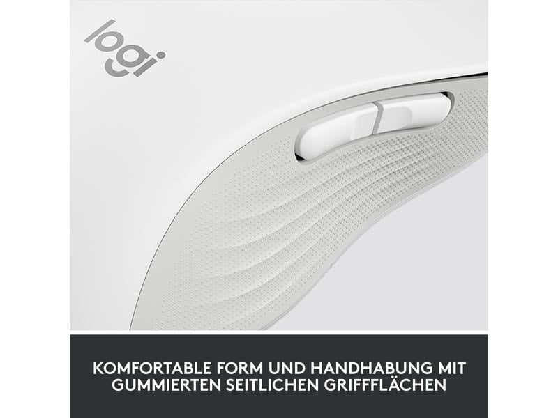 Logitech Maus Signature M650 L left Weiss