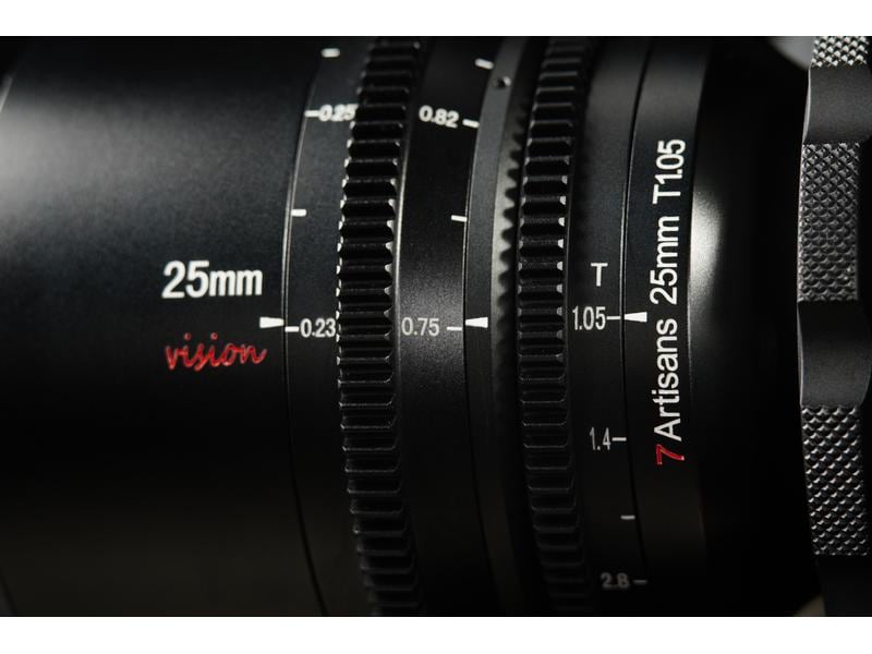 7Artisans Festbrennweite 25mm T1.05 – Sony E-Mount