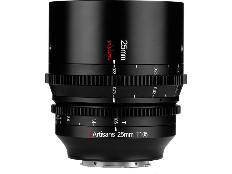 7Artisans Festbrennweite 25mm T/1.05 – L-Mount