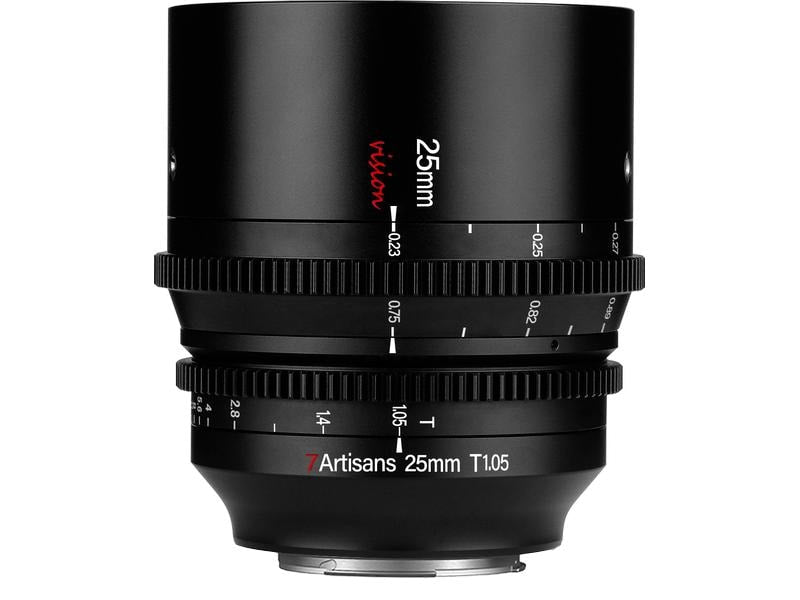 7Artisans Longueur focale fixe 25mm T/1.05 – Canon RF