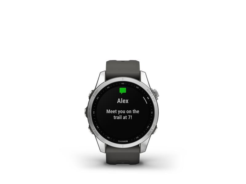 GARMIN Montre de sport Fenix 7S Anthracite/Argent